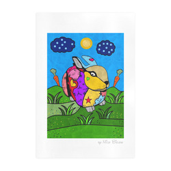 Rabbit Popart by Nico Bielow Art Print 19‘’x28‘’