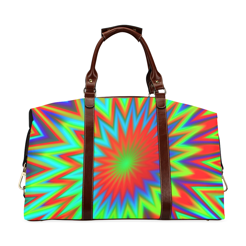 Color Explosion Retro Classic Travel Bag (Model 1643) Remake