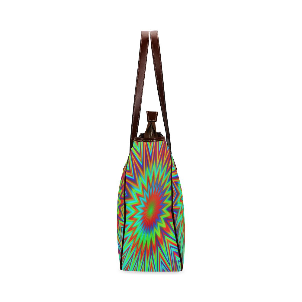 Red Yellow Blue Green Color Explosion Classic Tote Bag (Model 1644)