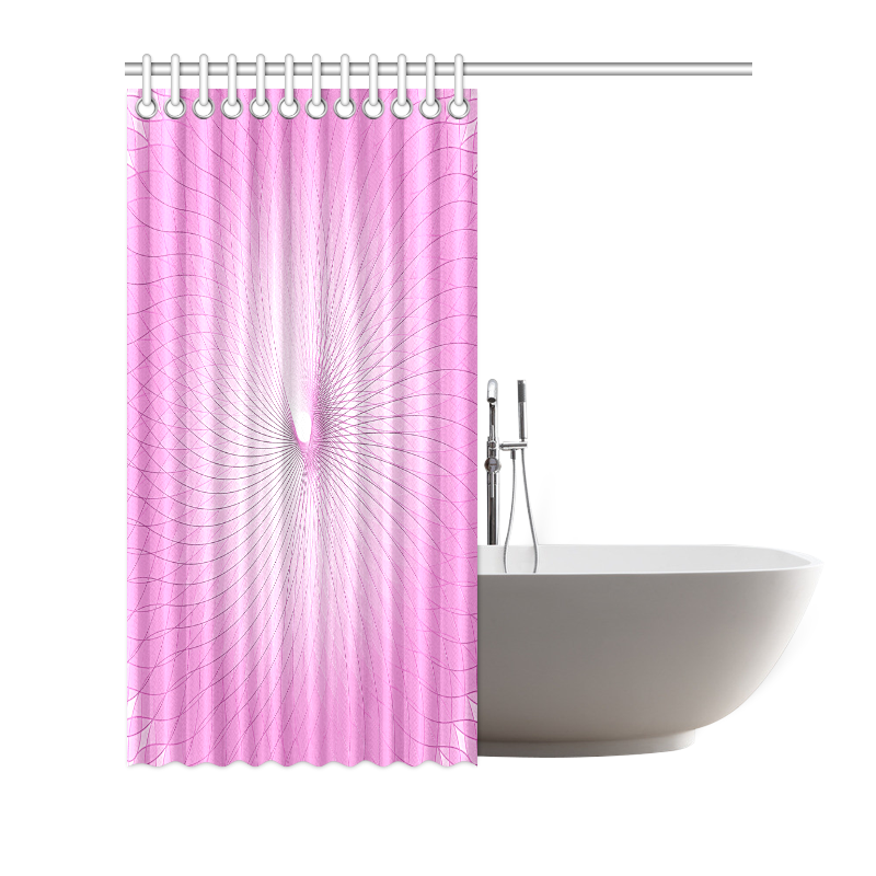 Pink Plafond Shower Curtain 72"x72"