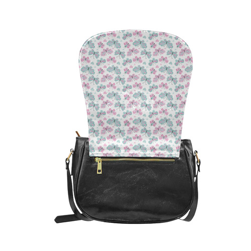 Cute Pastel Butterflies Classic Saddle Bag/Small (Model 1648)