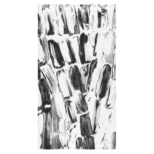 Black and white Bath Towel 30"x56"