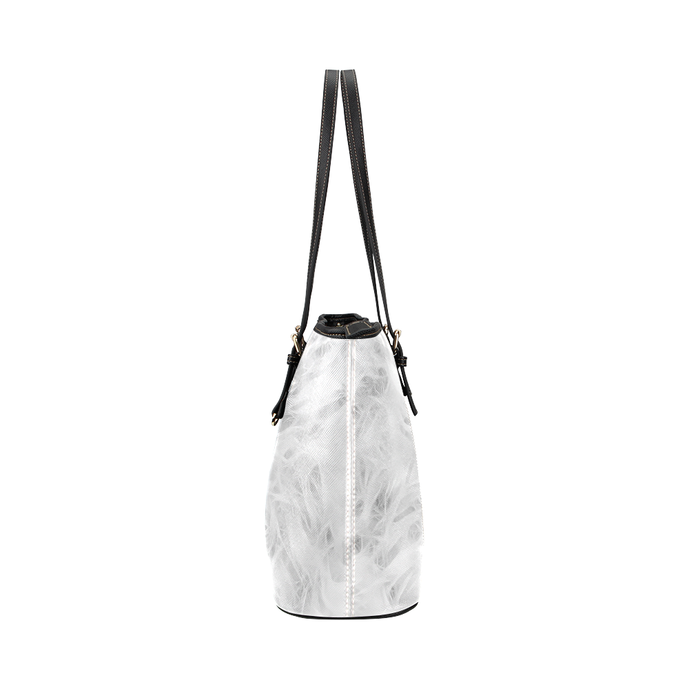 Cotton Light - Jera Nour Leather Tote Bag/Small (Model 1651)