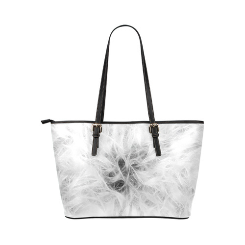 Cotton Light - Jera Nour Leather Tote Bag/Large (Model 1651)