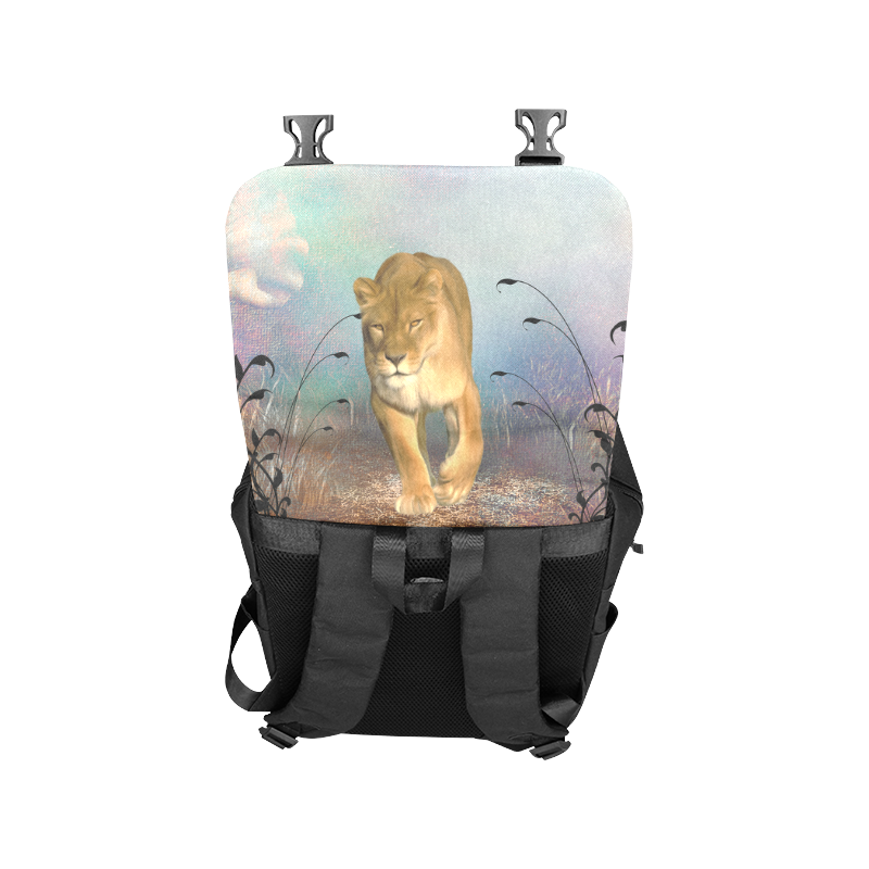 Wonderful lioness Casual Shoulders Backpack (Model 1623)