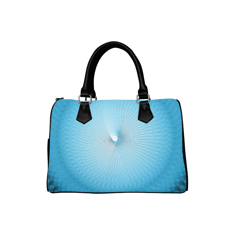 Light Blue Plafond Boston Handbag (Model 1621)