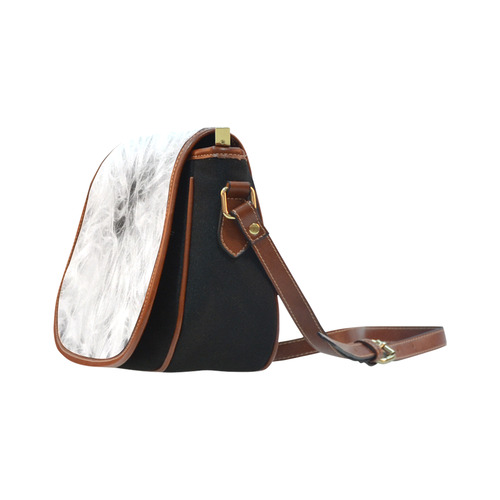 Cotton Light - Jera Nour Saddle Bag/Small (Model 1649)(Flap Customization)