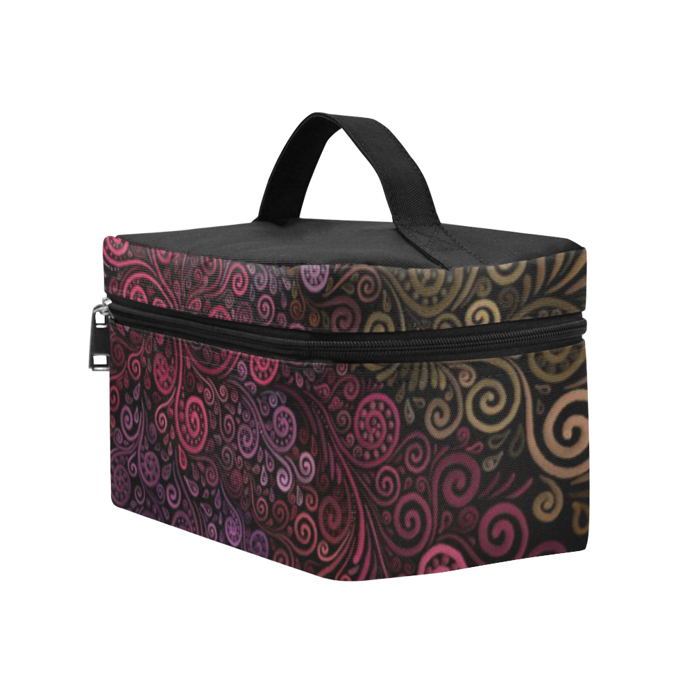 Psychedelic 3D Rose Lunch Bag/Large (Model 1658)