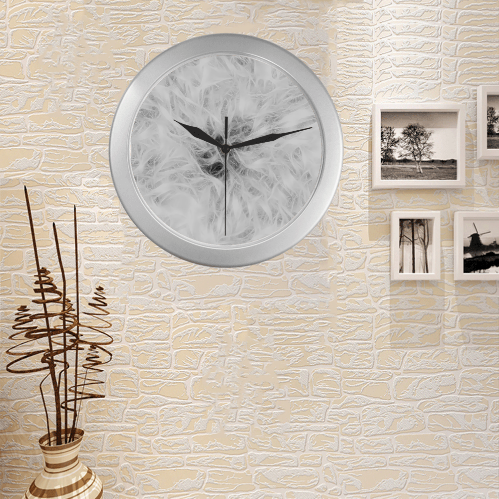 Cotton Light - Jera Nour Silver Color Wall Clock