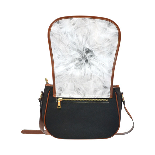 Cotton Light - Jera Nour Saddle Bag/Small (Model 1649)(Flap Customization)