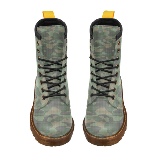 camo 3 2 High Grade PU Leather Martin Boots For Men Model 402H