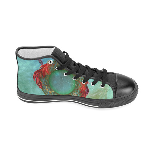Wonderful dreamcatcher with feather Men’s Classic High Top Canvas Shoes (Model 017)