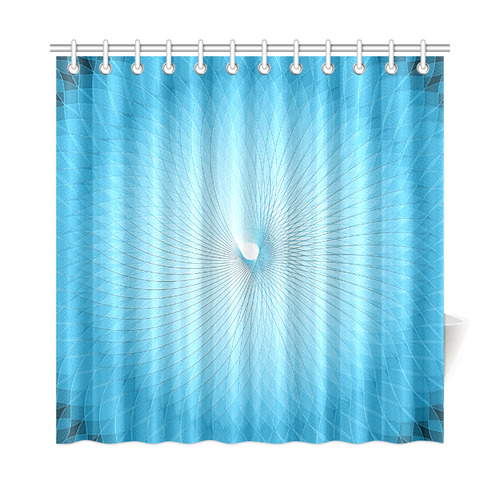 Light Blue Plafond Shower Curtain 72"x72"