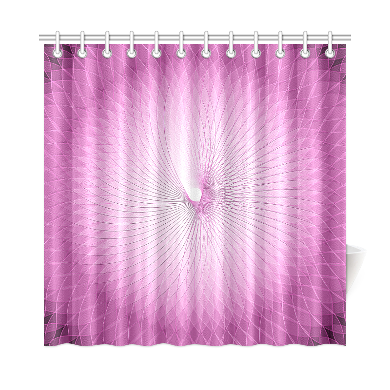 Pink Plafond Shower Curtain 72"x72"