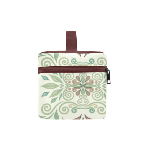 Green ornament, pattern Lunch Bag/Large (Model 1658)