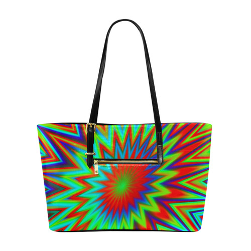 Retro Color Explosion Euramerican Tote Bag/Large (Model 1656)