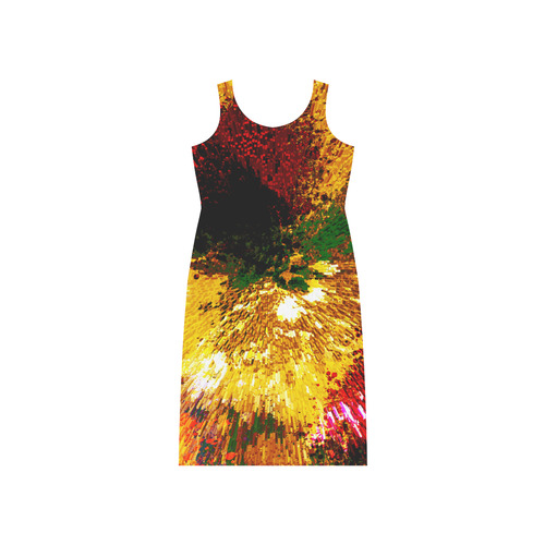 explosive Phaedra Sleeveless Open Fork Long Dress (Model D08)
