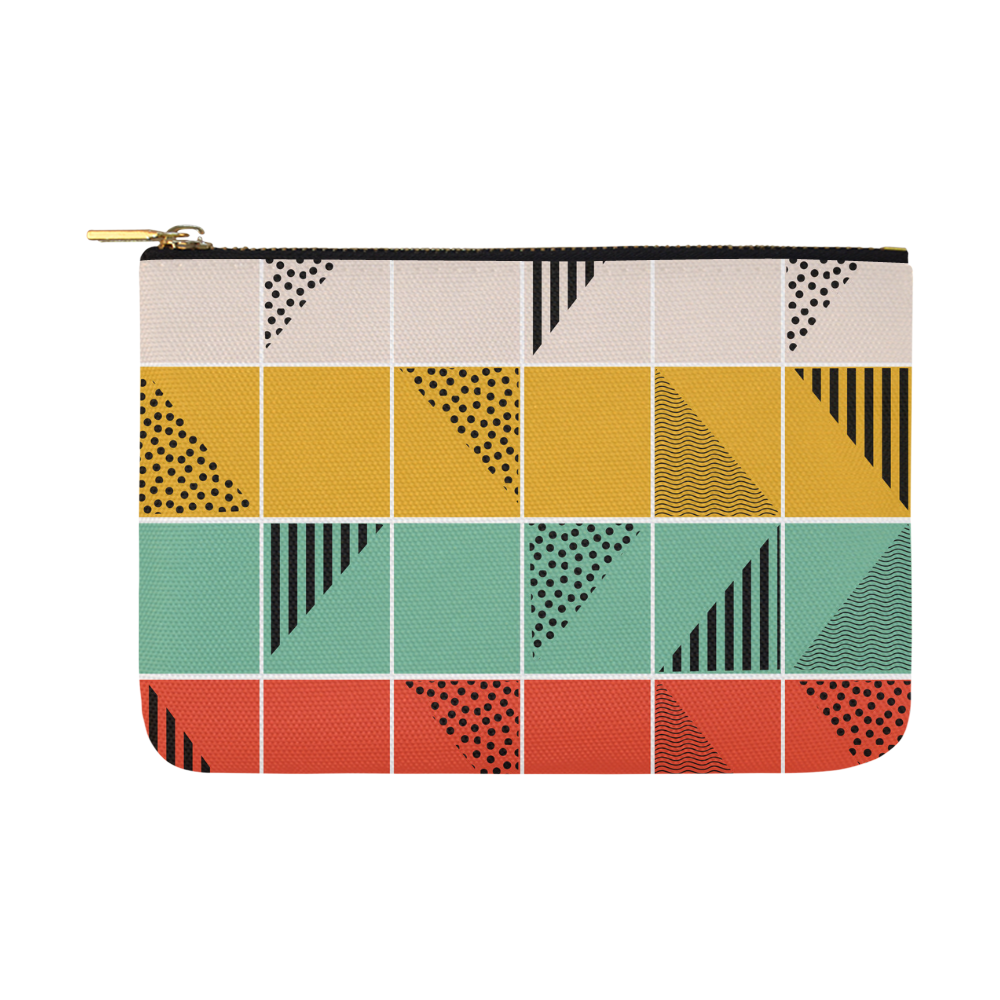 mosaic blossom Carry-All Pouch 12.5''x8.5''