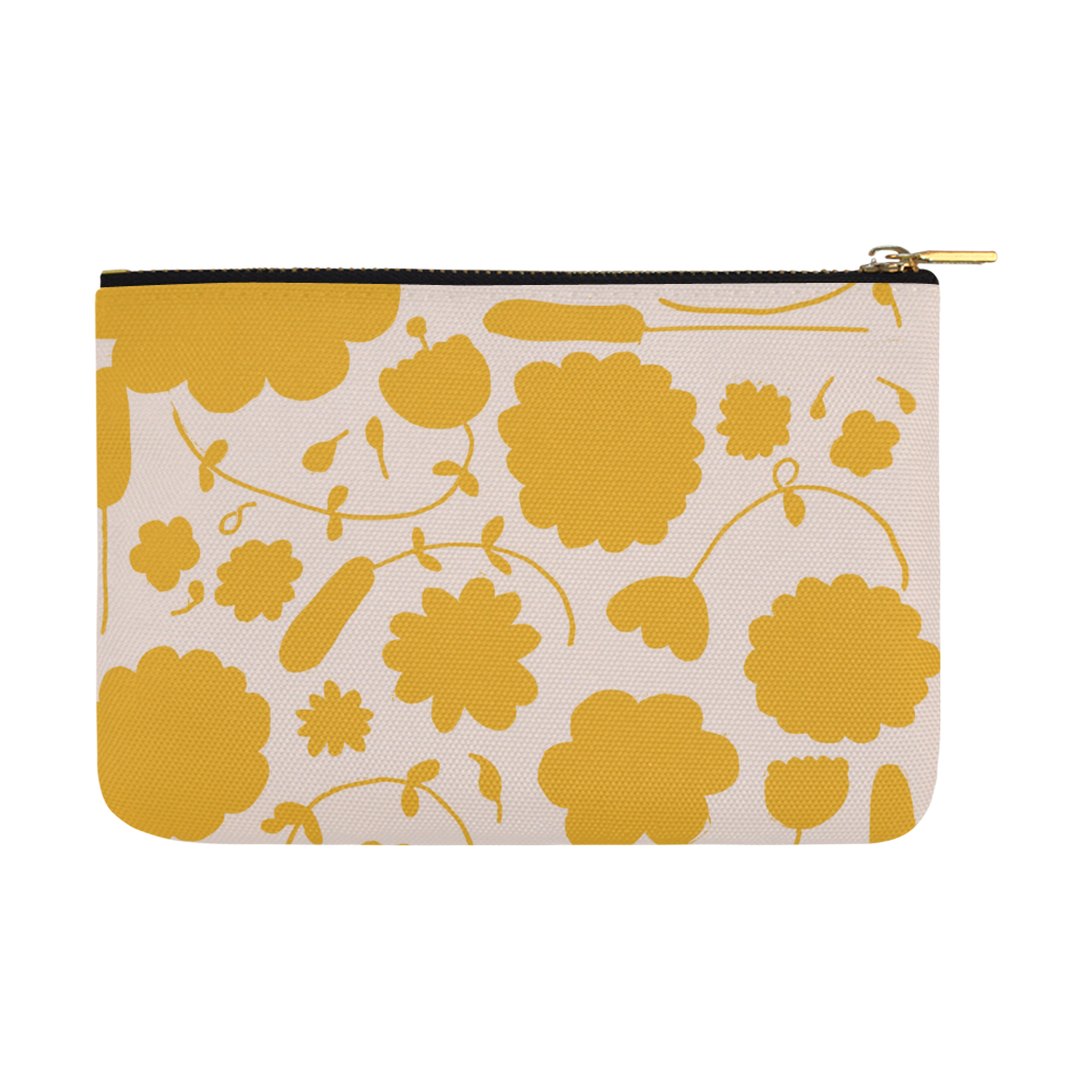 spring flower yellow Carry-All Pouch 12.5''x8.5''