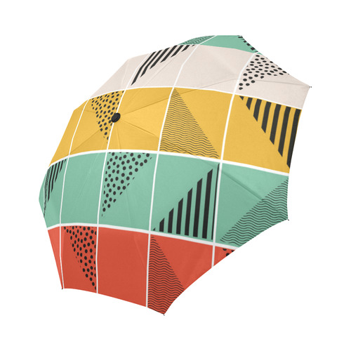 mosaic blossom Auto-Foldable Umbrella (Model U04)