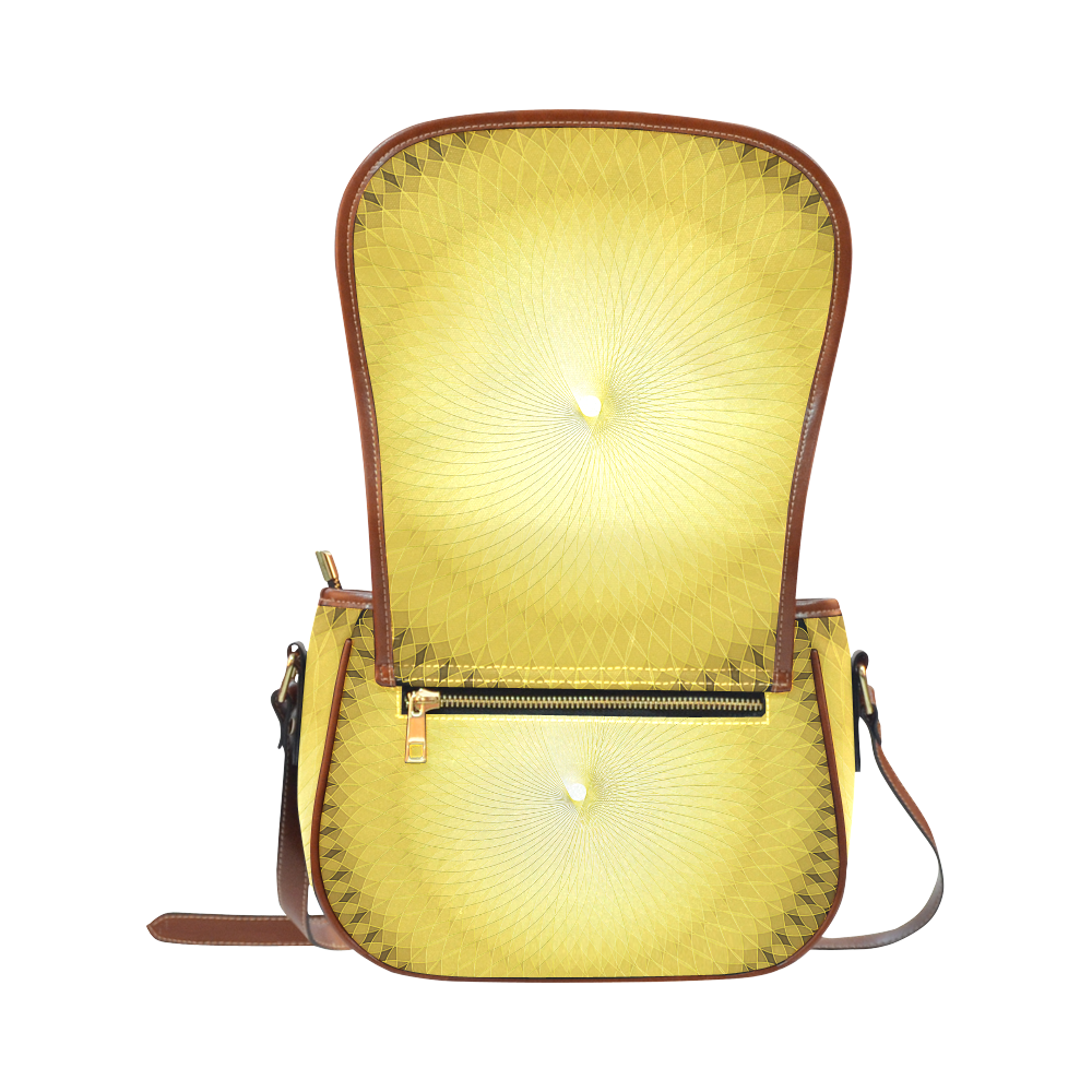 Yellow Plafond Saddle Bag/Large (Model 1649)