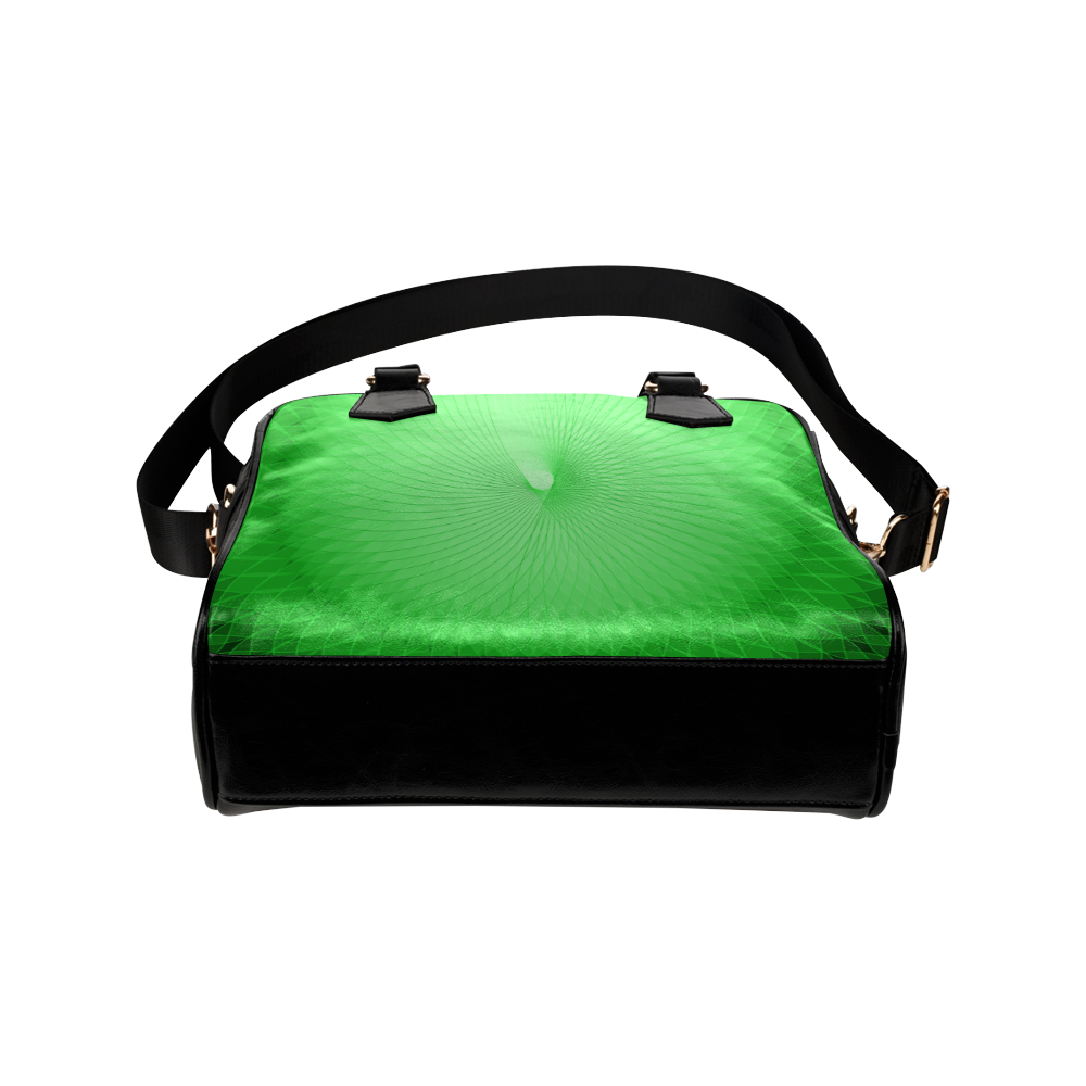 Green Plafond Shoulder Handbag (Model 1634)
