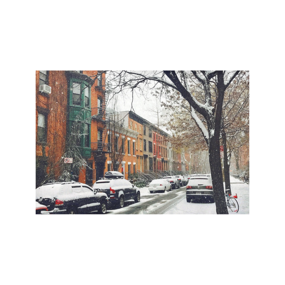 Brooklyn Snow SHowers Placemat 12’’ x 18’’ (Four Pieces)