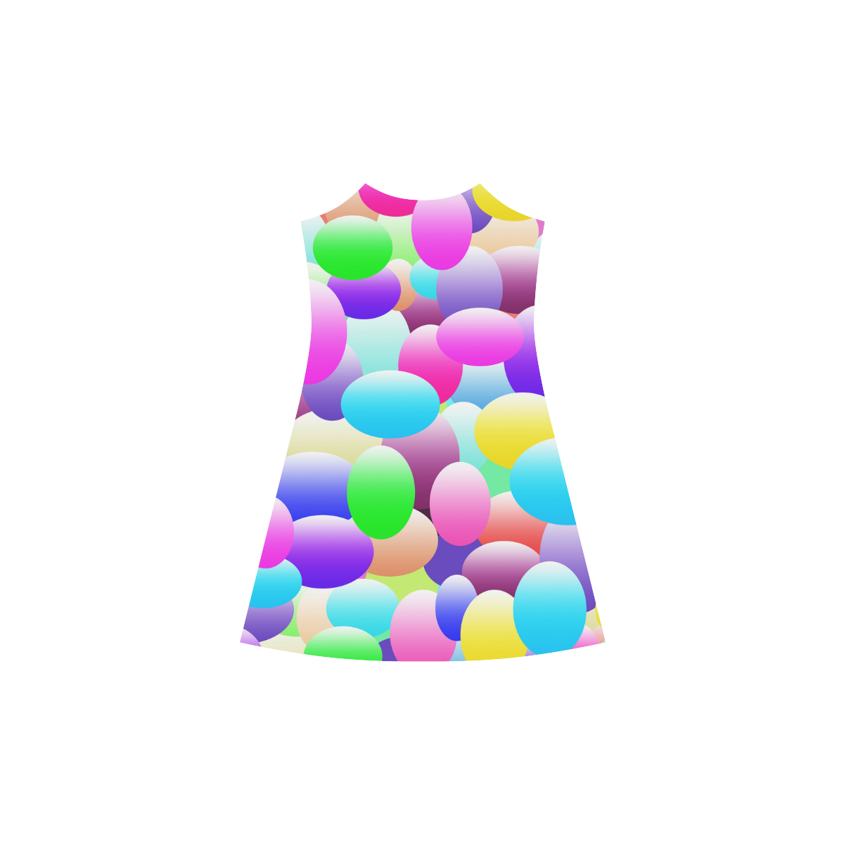 Bubble Eggs Dark Alcestis Slip Dress (Model D05)