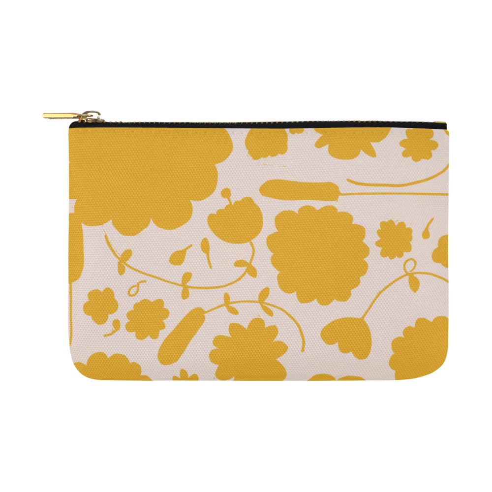 spring flower yellow Carry-All Pouch 12.5''x8.5''