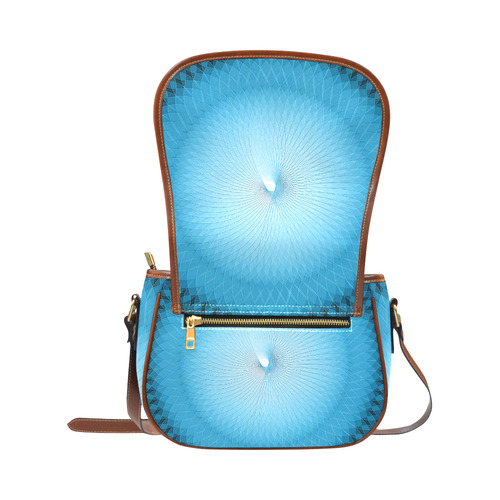 Light Blue Plafond Saddle Bag/Large (Model 1649)