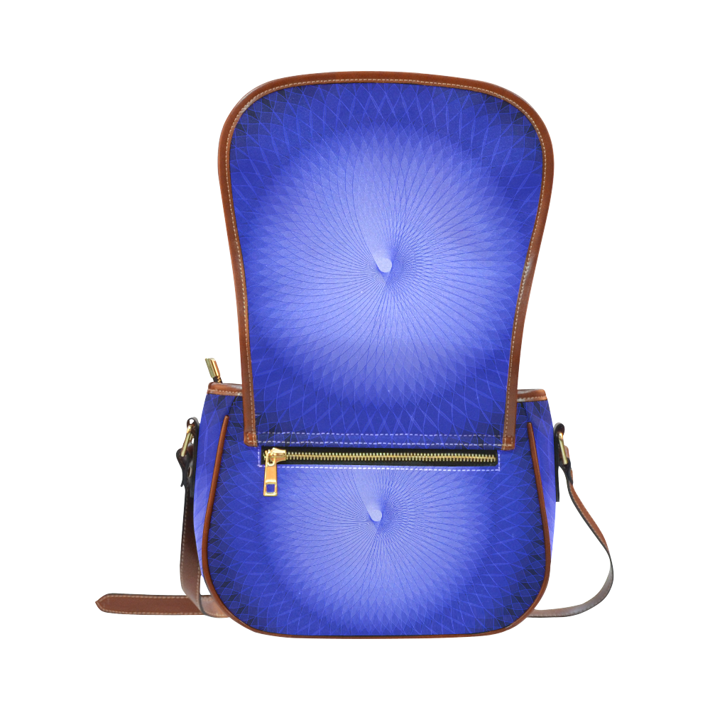 Blue Plafond Saddle Bag/Large (Model 1649)