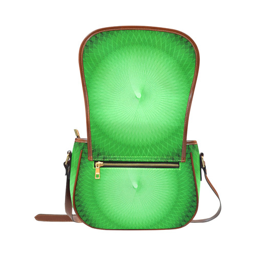 Green Plafond Saddle Bag/Large (Model 1649)