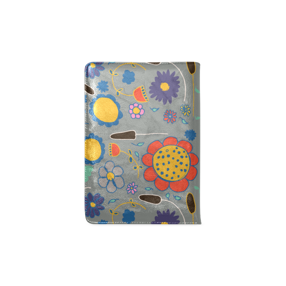 spring flower gray Custom NoteBook A5