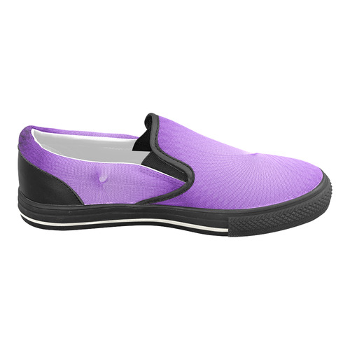 Lilac Plafond Slip-on Canvas Shoes for Kid (Model 019)