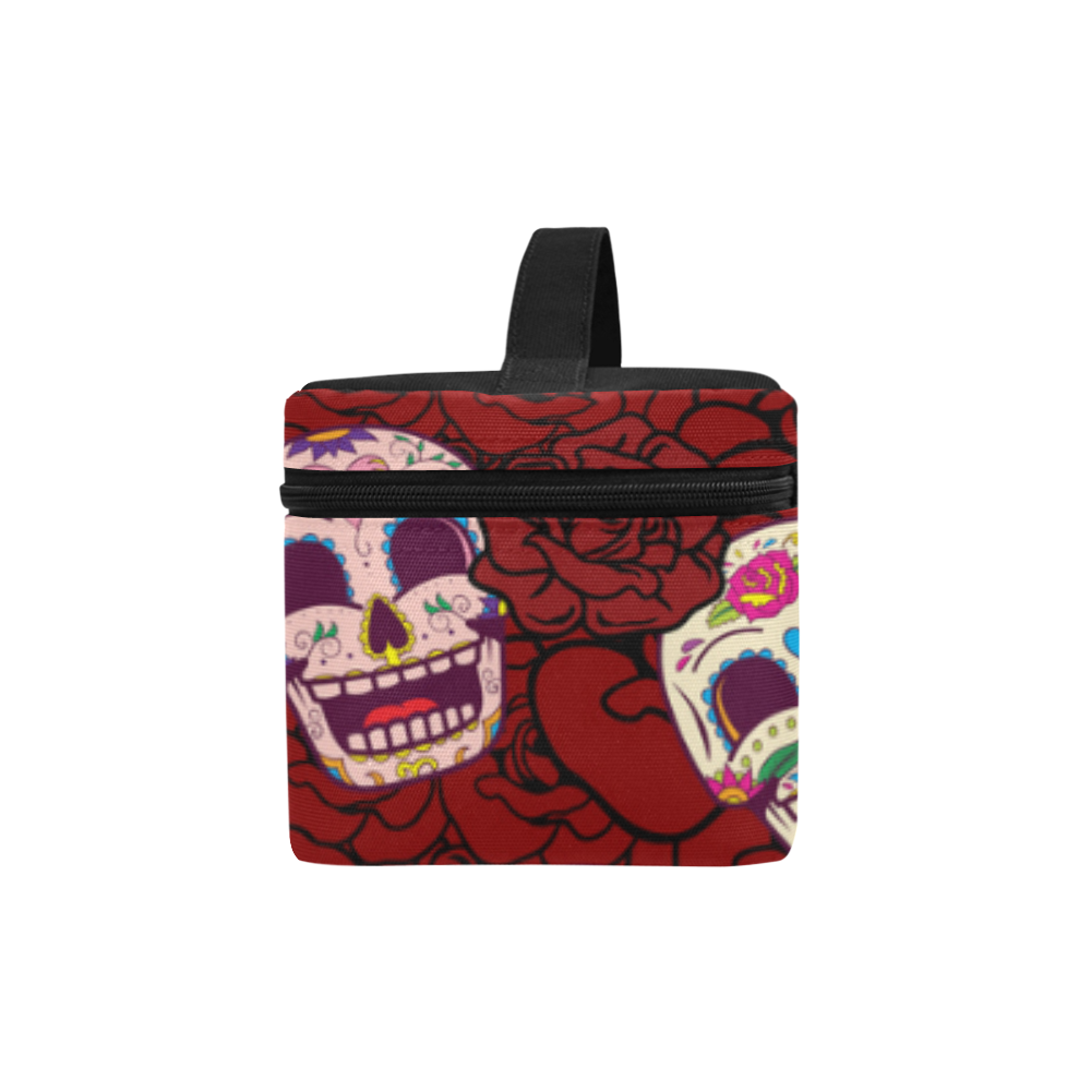 Rose Sugar Skull Lunch Bag/Large (Model 1658)