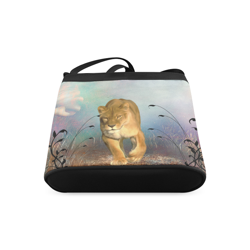 Wonderful lioness Crossbody Bags (Model 1613)
