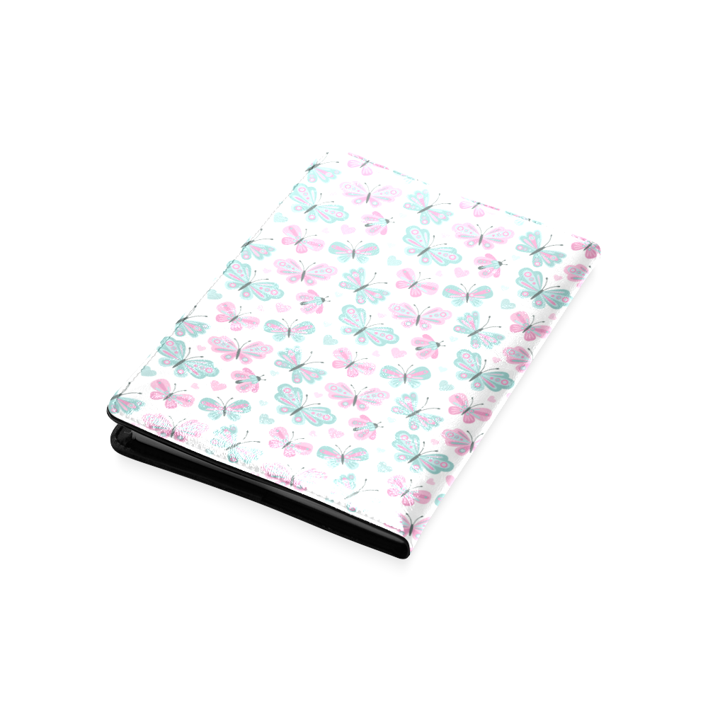 Cute Pastel Butterflies Custom NoteBook A5