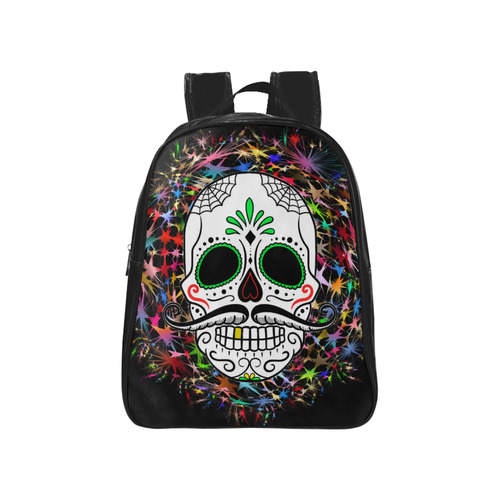 Skull20170396_by_JAMColors School Backpack (Model 1601)(Small)