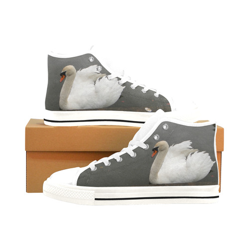 Swan Men’s Classic High Top Canvas Shoes /Large Size (Model 017)