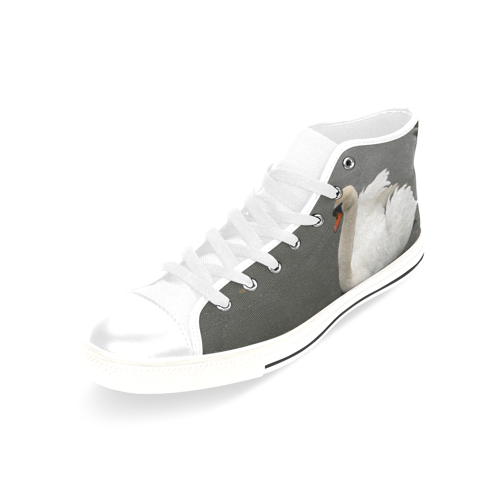 Swan Men’s Classic High Top Canvas Shoes /Large Size (Model 017)