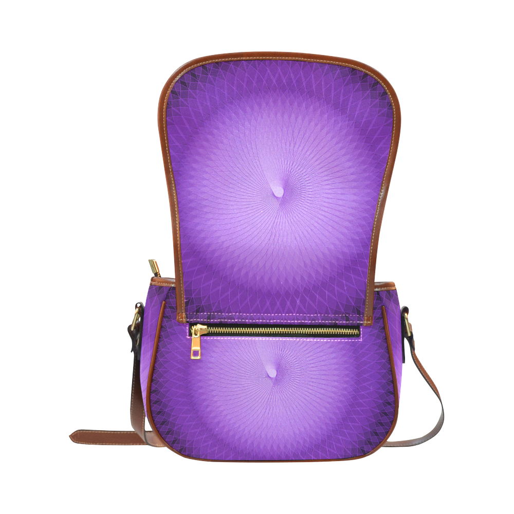 Lilac Plafond Saddle Bag/Large (Model 1649)