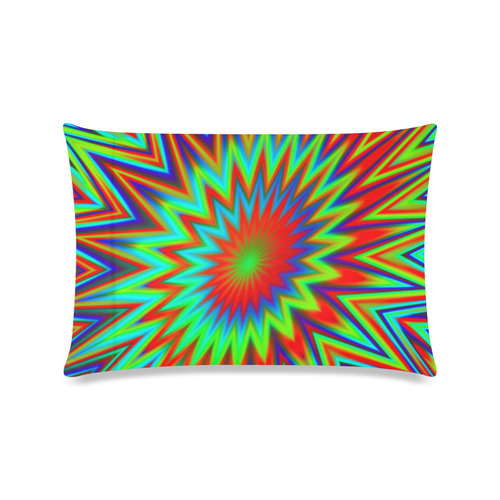 Colourful Comic Book Explosion Custom Zippered Pillow Case 16"x24"(Twin Sides)