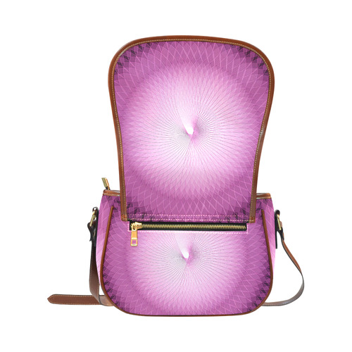 Pink Plafond Saddle Bag/Large (Model 1649)