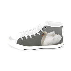 Swan Men’s Classic High Top Canvas Shoes /Large Size (Model 017)