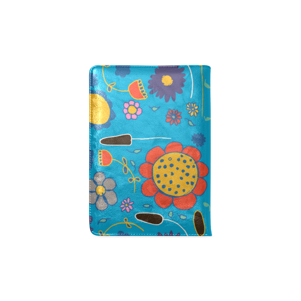 spring flower blue Custom NoteBook A5