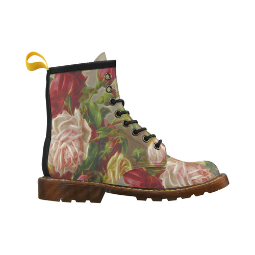 A Rose Is A Rose Is A Rose High Grade PU Leather Martin Boots For Men Model 402H