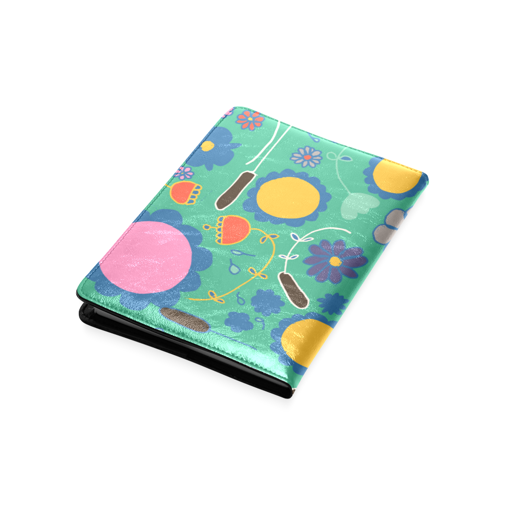 spring flower green Custom NoteBook A5