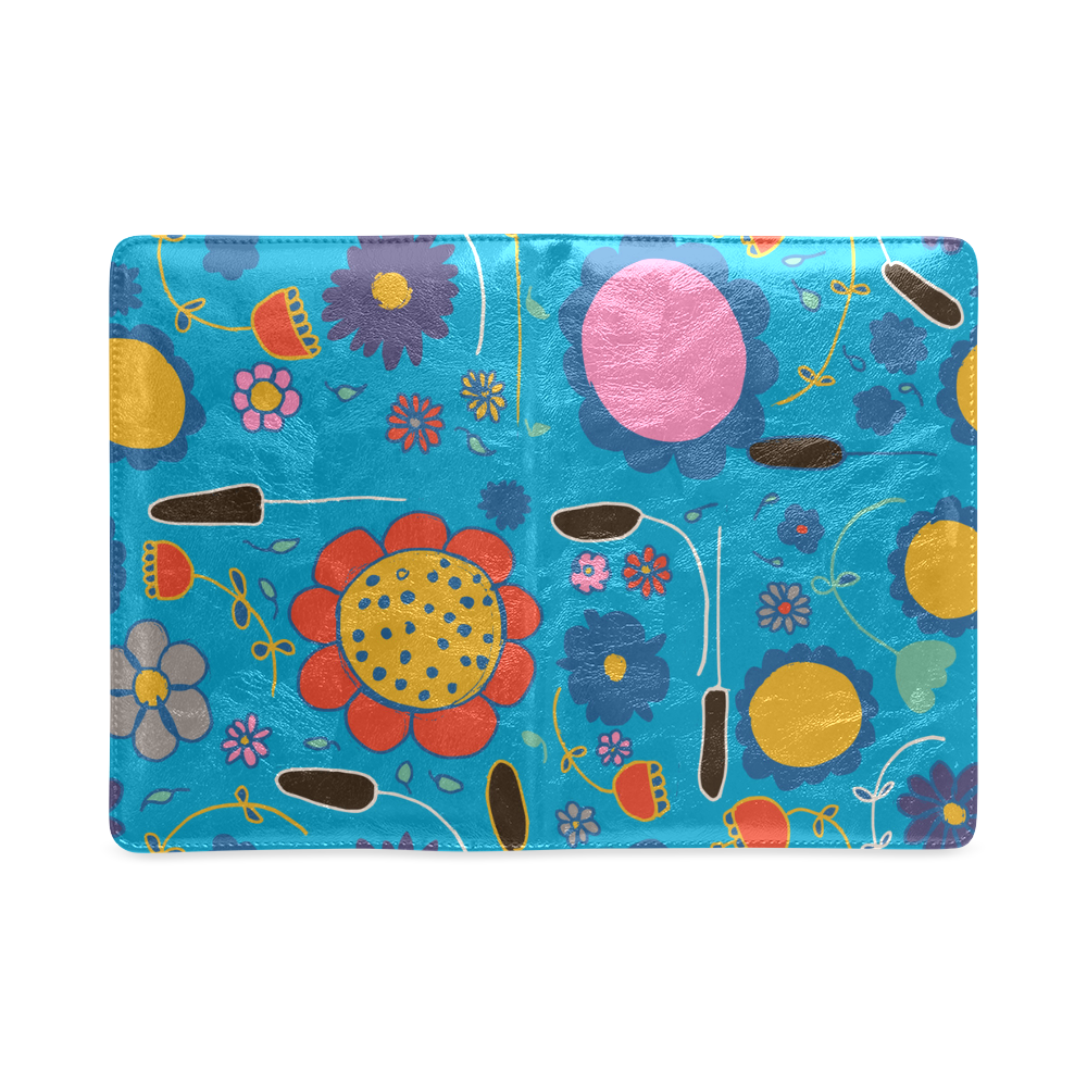 spring flower blue Custom NoteBook A5