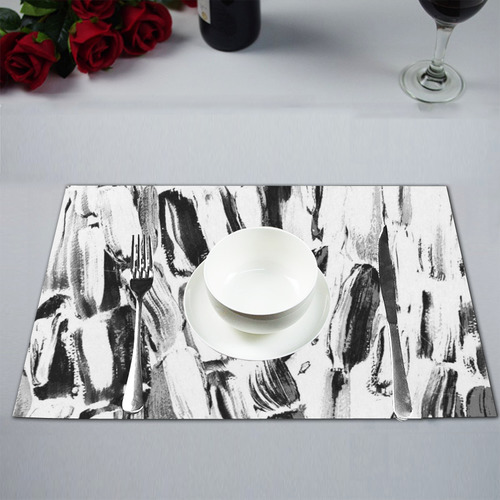 Black and White Placemat 12’’ x 18’’ (Four Pieces)