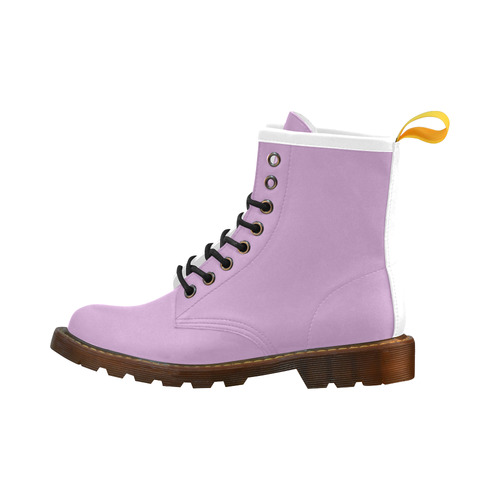 Violet Tulle High Grade PU Leather Martin Boots For Women Model 402H